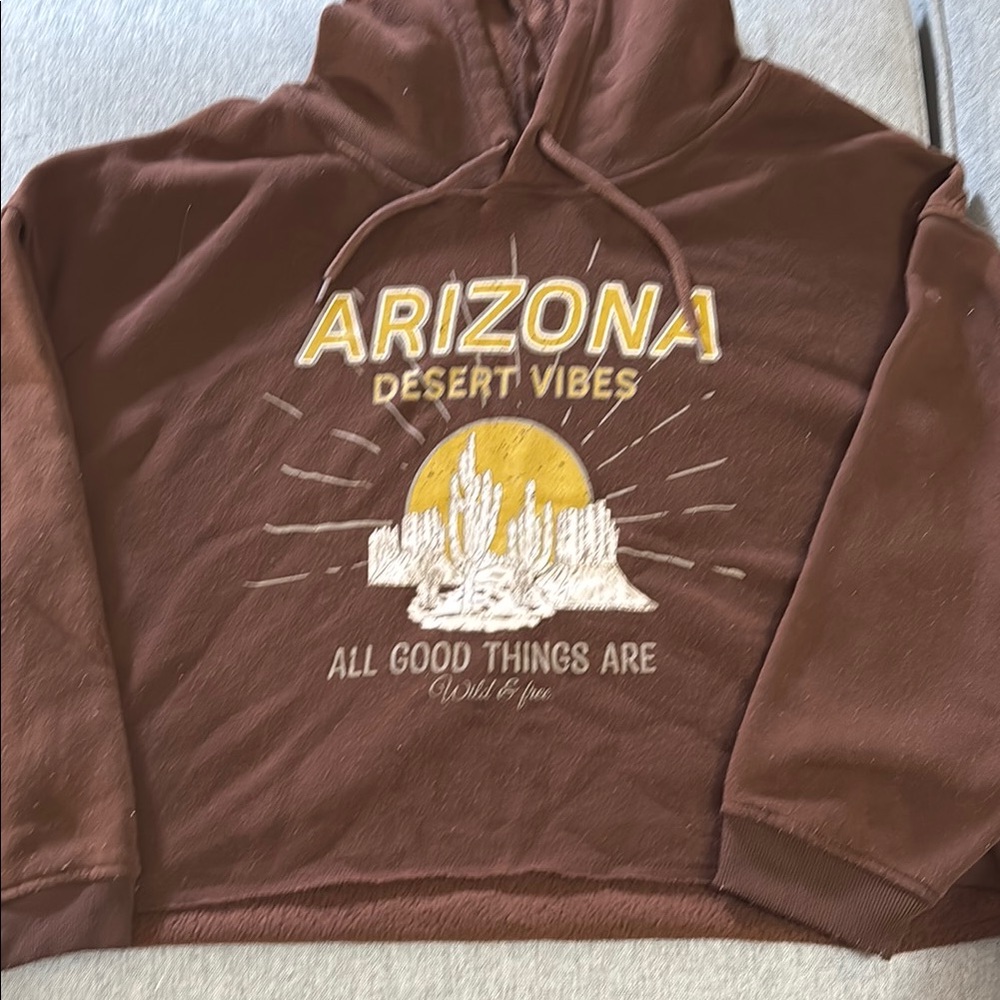 Brown Arizona Desert Vibes Hoodie